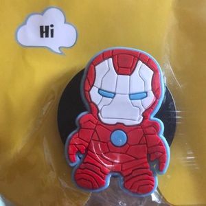 Iron man pop socket